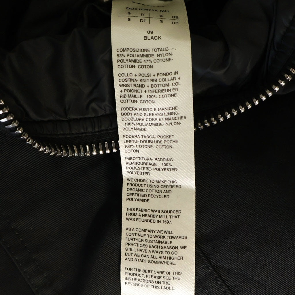 Rick Owens DRKSHDW(リックオウエンス ダークシャドウ) Lido Flight Jacket リド フライト ナイロンジャケット ブラック DU01C6774-MU