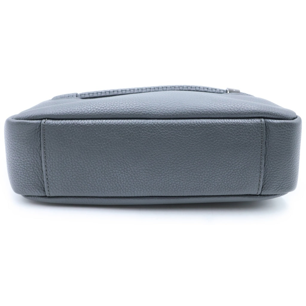 PELLE MORBIDA(ペッレ モルビダ) Hawser MH011 レザーショルダーバッグ グレー レディース