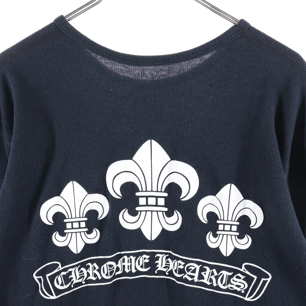 CHROME HEARTS(クロムハーツ) OLD THERMAL トリプルフレア サーマル トリプルクロス 長袖Tシャツ ロングスリーブ ブラック
