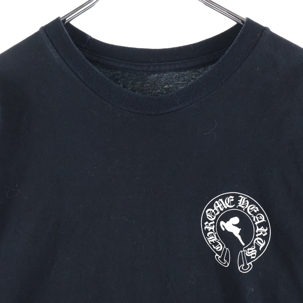 CHROME HEARTS(クロムハーツ) FOTI COLL Horseshoe Print Tee フォティコール ホースシュー 半袖Tシャツ カットソー ブラック
