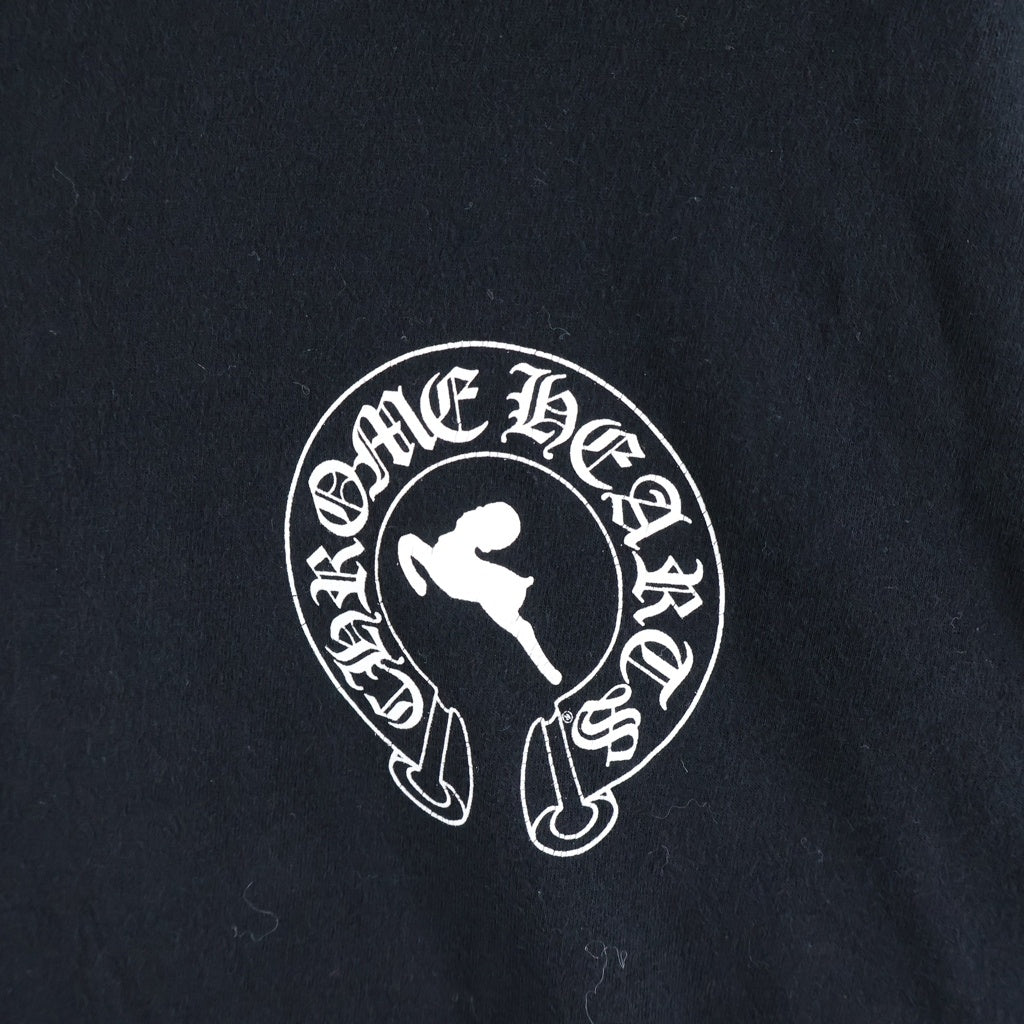 CHROME HEARTS(クロムハーツ) FOTI COLL Horseshoe Print Tee フォティコール ホースシュー 半袖Tシャツ カットソー ブラック