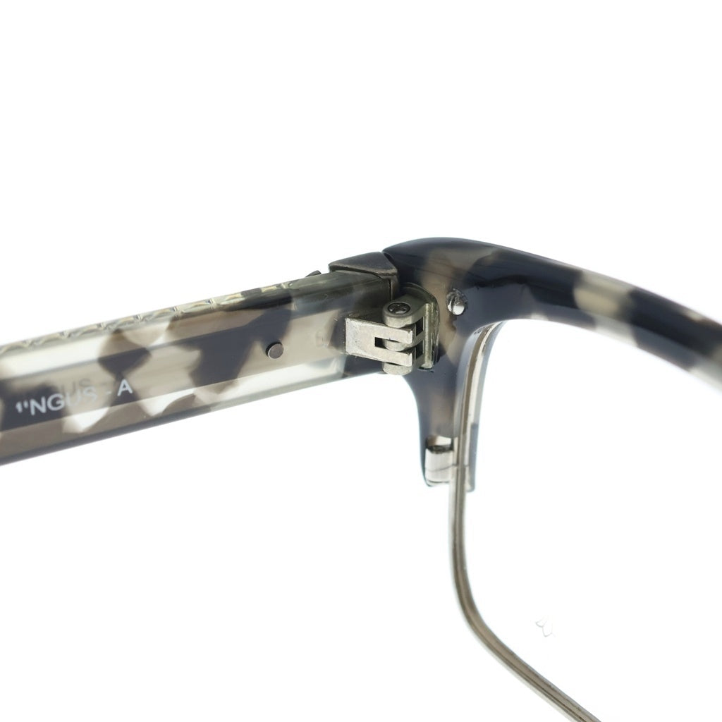 CHROME HEARTS(クロムハーツ) MINGUS ミンガス ハーフリム アイウェア 眼鏡 メガネ ブラック/ホワイト 度入り