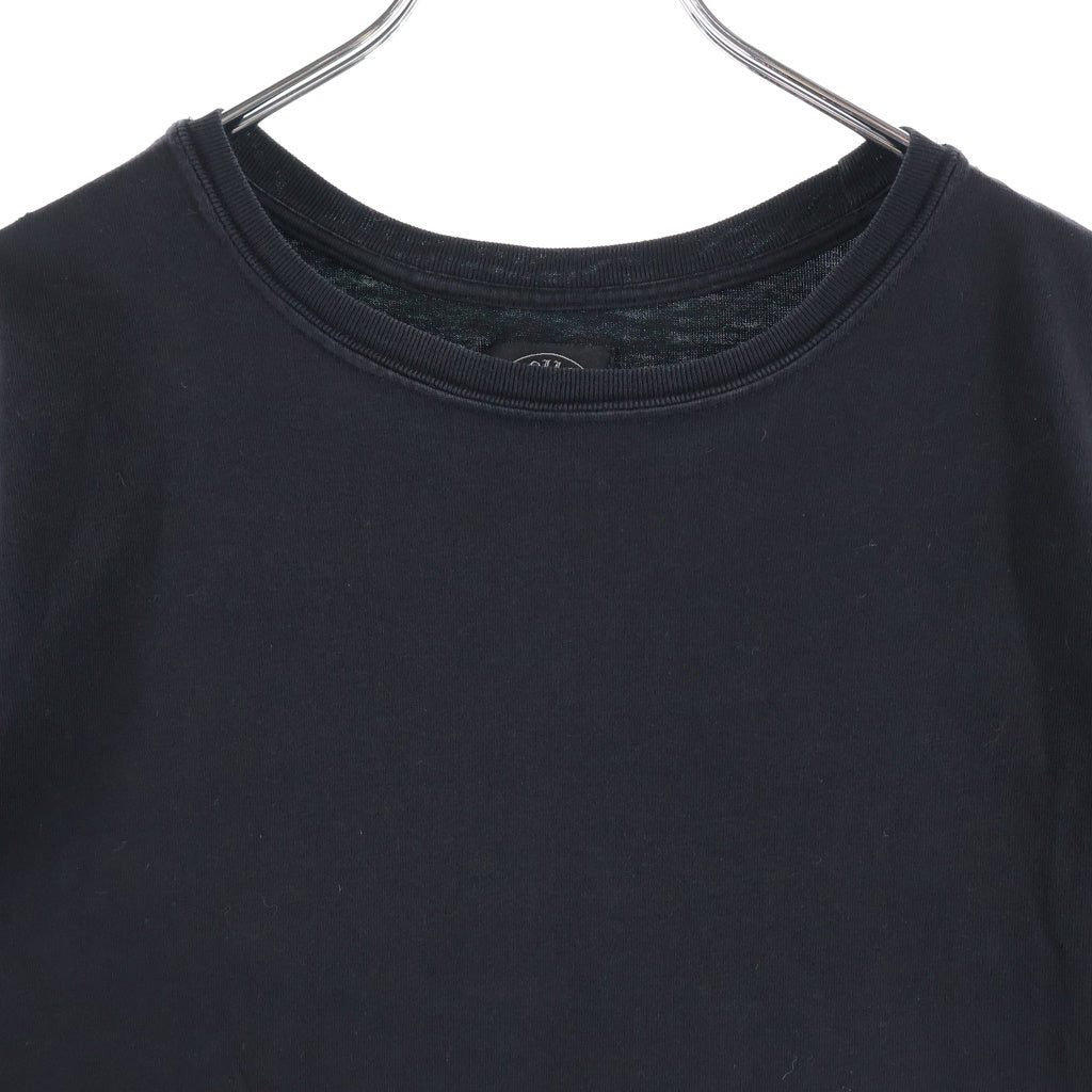 A&G(エーアンドジー) トリプルクロス パッチ 半袖Tシャツ カットソー ブラック