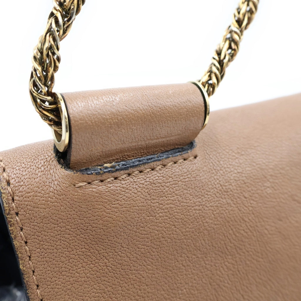 Chloe(クロエ) エルシー チェーン ショルダーバッグ ブラウン レディース