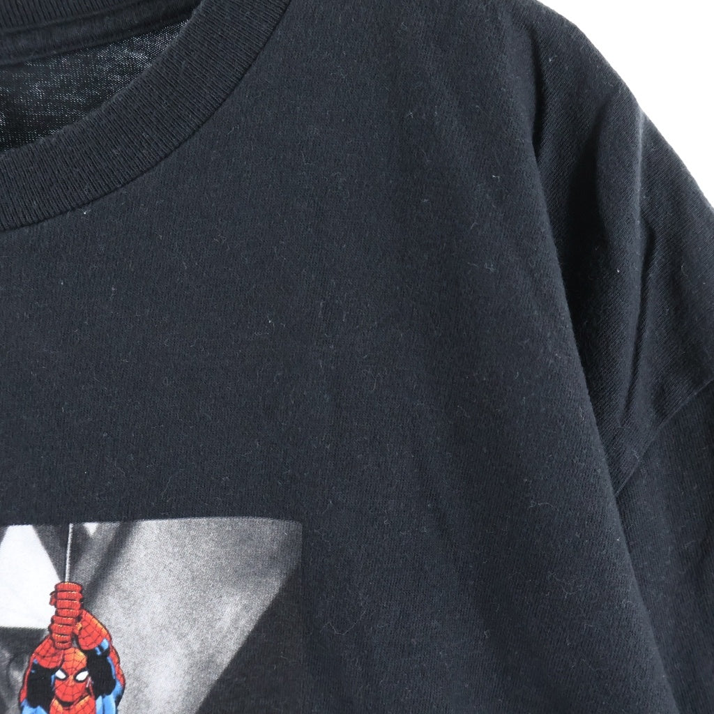 SUPREME(シュプリーム) 26SS Spider-Man Tee スパイダーマン プリントロゴ 半袖Tシャツ ブラック