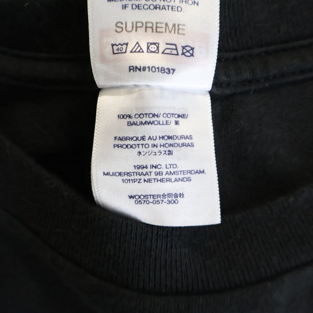 SUPREME(シュプリーム) 26SS Spider-Man Tee スパイダーマン プリントロゴ 半袖Tシャツ ブラック