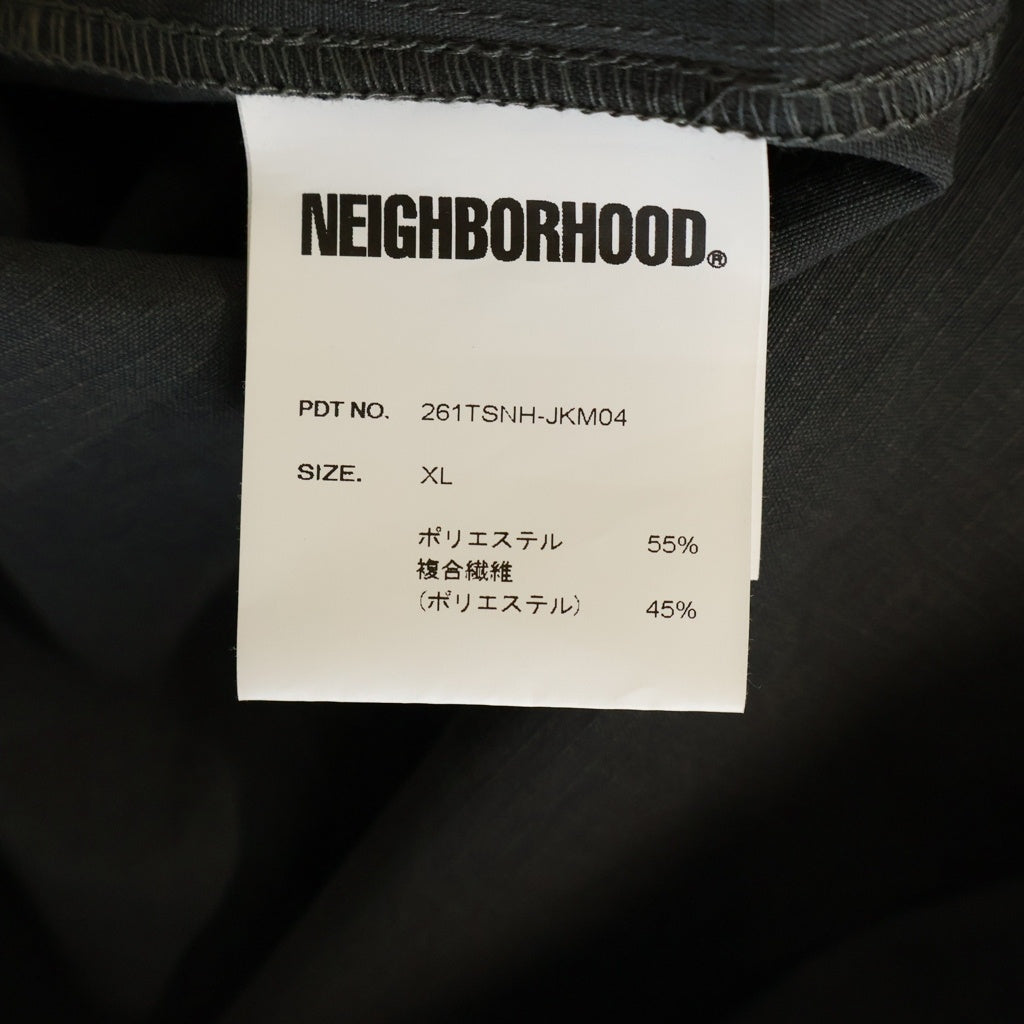 NEIGHBORHOOD(ネイバーフッド) ANORAK JACKET アノラック ハーフジップ ナイロンジャケット グレー 261TSNH-JKM04