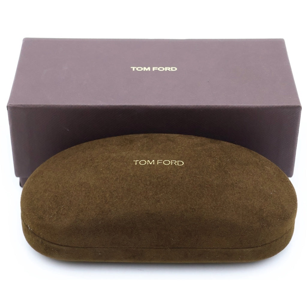 TOM FORD(トムフォード) アジアンフィット スクエア クリアレンズ サングラス メガネ ブラック/ゴールド TF5927-D-B