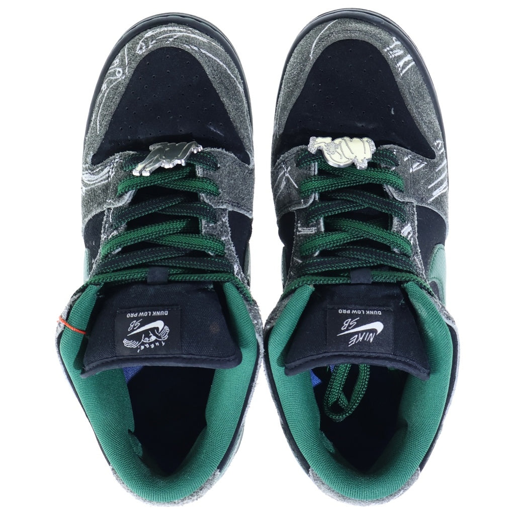 NIKE SB(ナイキエスビー) ×There Skateboards Dunk Low Pro ゼアスケートボード ローカットスニーカー グリーン/グレー US8.5/26.5cm HF7743-001
