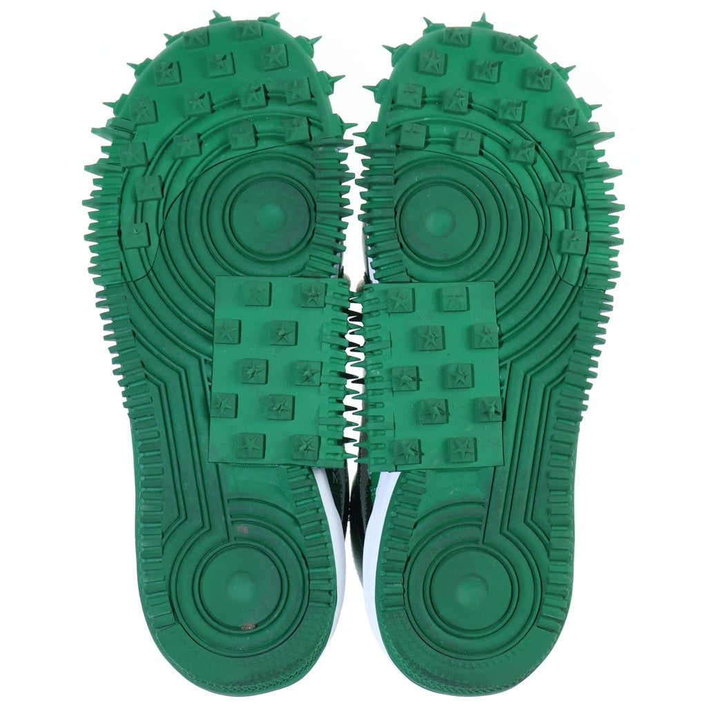 NIKE(ナイキ) ×Off-White AIR FORCE 1 MID PINE GREEN エアフォース1 SP LTHR パイングリーン ミッドカットスニーカー グリーン US8.5/26.5m DR0500-300