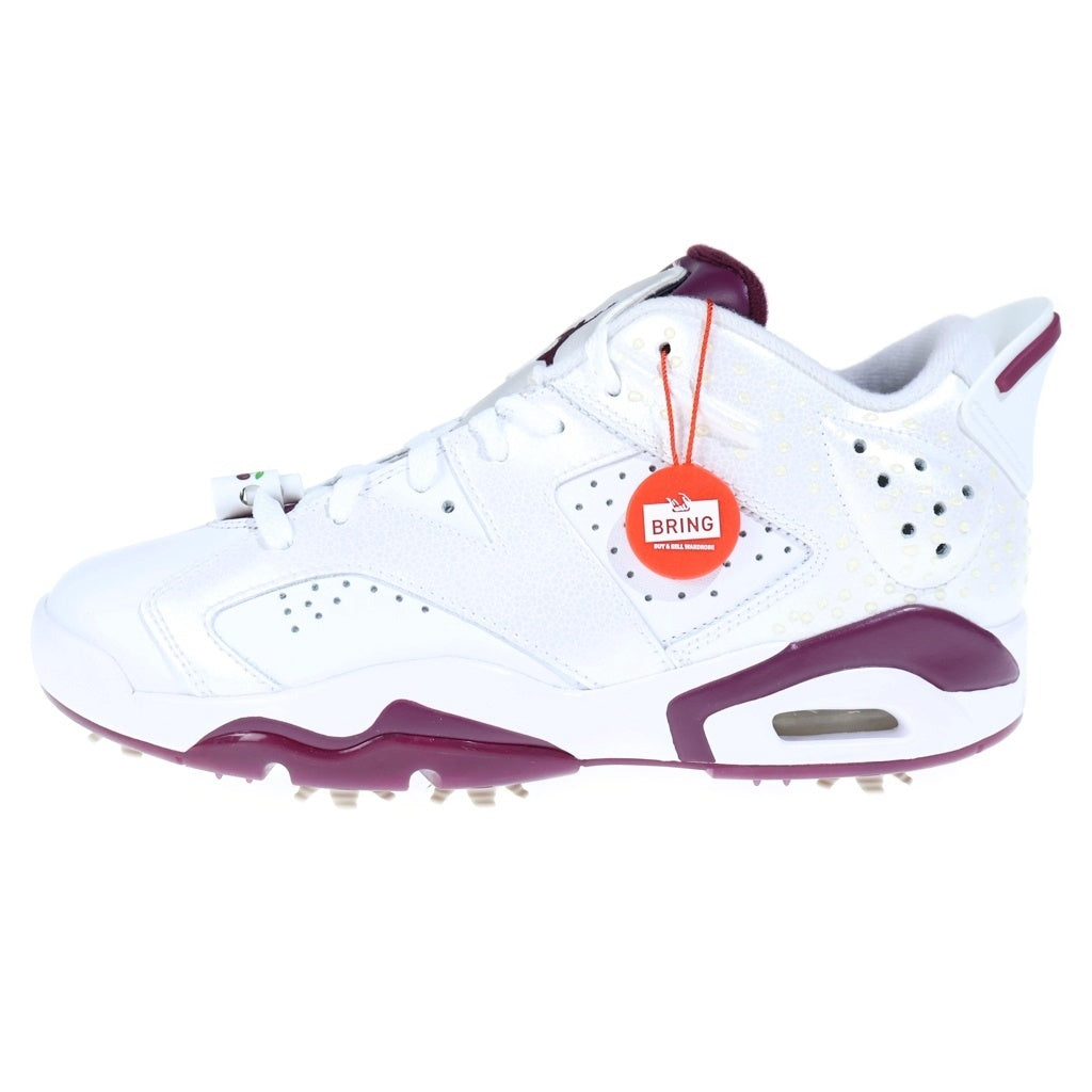 NIKE(ナイキ) AIR JORDAN 6 RETRO LOW GOLF エアジョーダン6 レトロ ロー ゴルフ NRG ホワイト/ボルドー US8.5/26.5cm DV6796-116