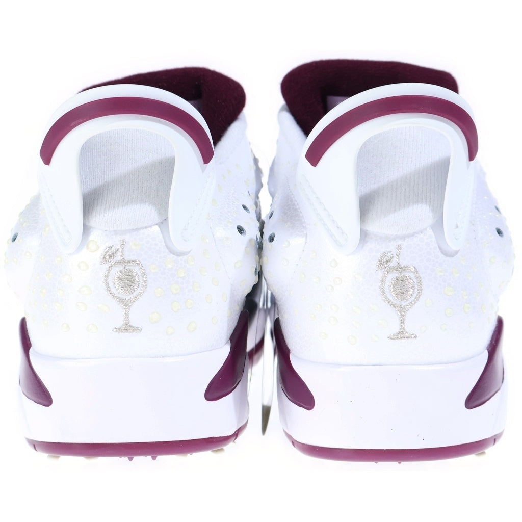 NIKE(ナイキ) AIR JORDAN 6 RETRO LOW GOLF エアジョーダン6 レトロ ロー ゴルフ NRG ホワイト/ボルドー US8.5/26.5cm DV6796-116