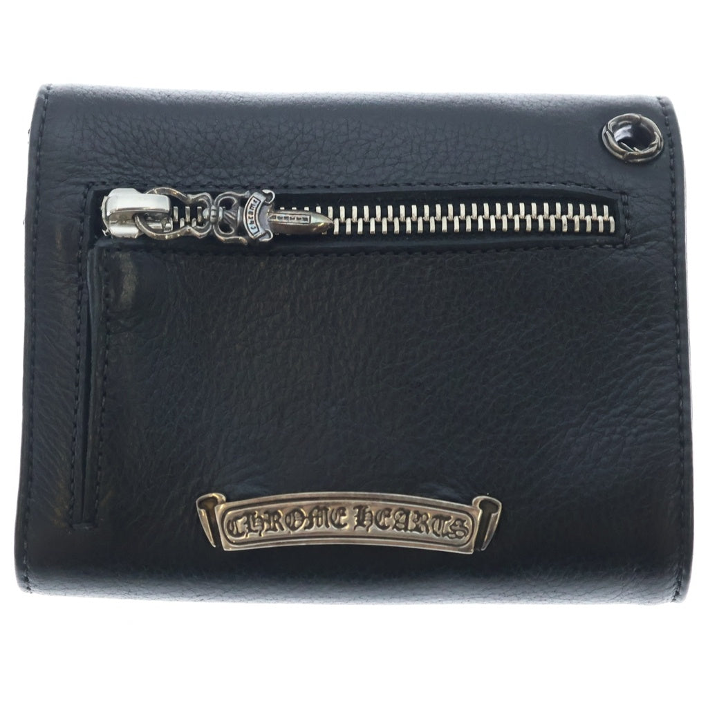 CHROME HEARTS(クロムハーツ) WAVE MINI ウェーブミニ レザーウォレット 財布