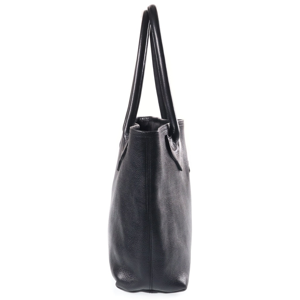 CHROME HEARTS(クロムハーツ) FS TOTE FSトート クロスパッチ付きレザートートバッグ ブラック