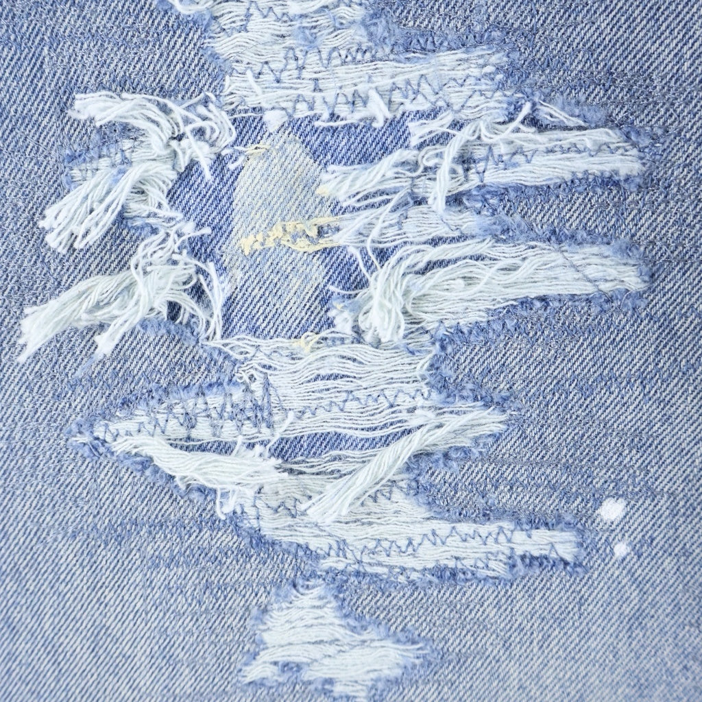 Levi's(リーバイス) LIMITED EDITION 501 LOOSE CRASH & REPAIR DENIM ルーズクラッシュ リペアデニムパンツ インディゴ 0057U-0020