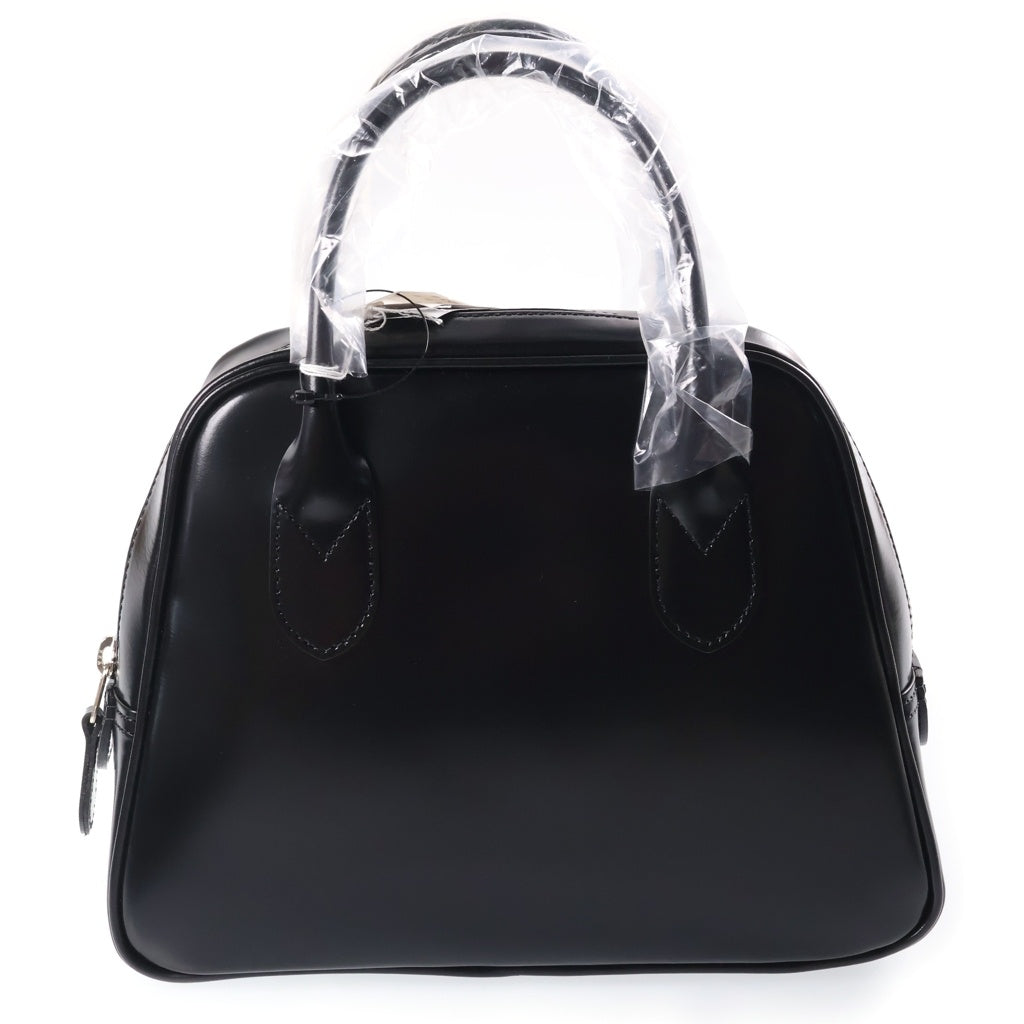 COMME des GARCONS(コムデギャルソン) 青山限定 台形バッグ スクエアバッグ レザーハンドバッグ 牛革 ブラック KZ-211-052-1-1 レディース