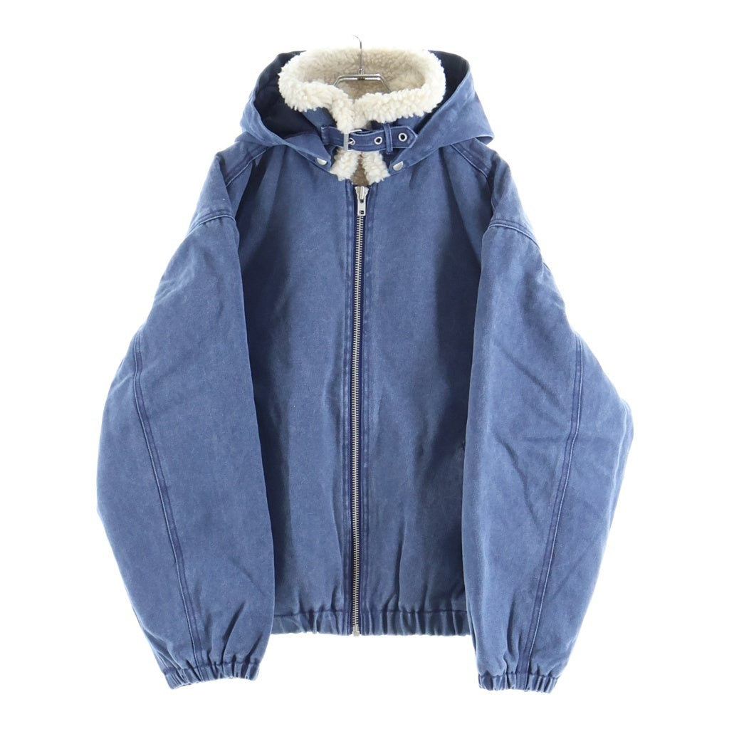 SUPREME(シュプリーム) 25AW Faux Shearling Lined Bomber Jacket ファー シアリング ラインド ボンバー フーデッド ムートンデニムジャケット インディゴ