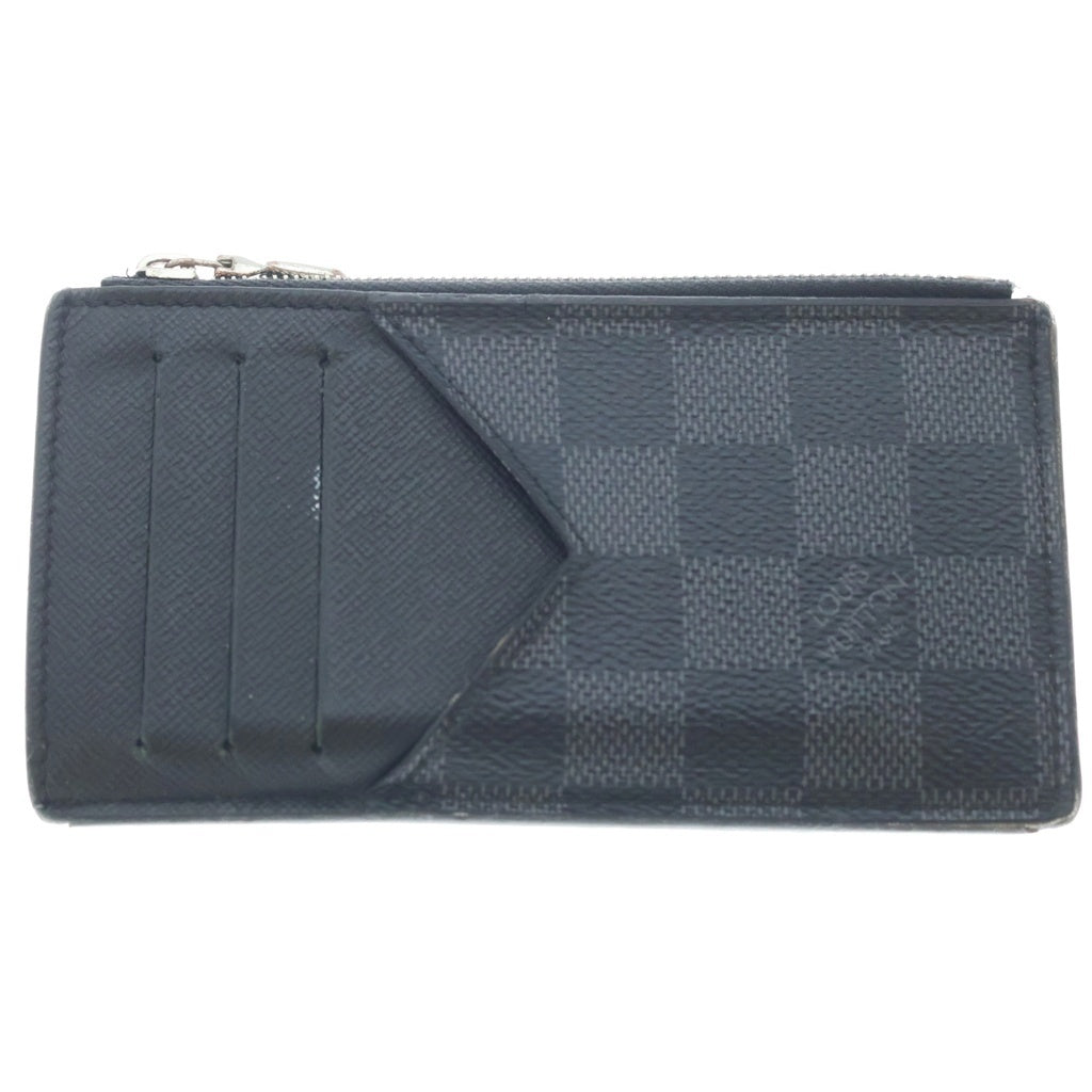 LOUIS VUITTON(ルイヴィトン) ダミエグラフィット コインカードホルダー カードケース 名刺入れ 小物入れ ブラック シルバー金具 M29656