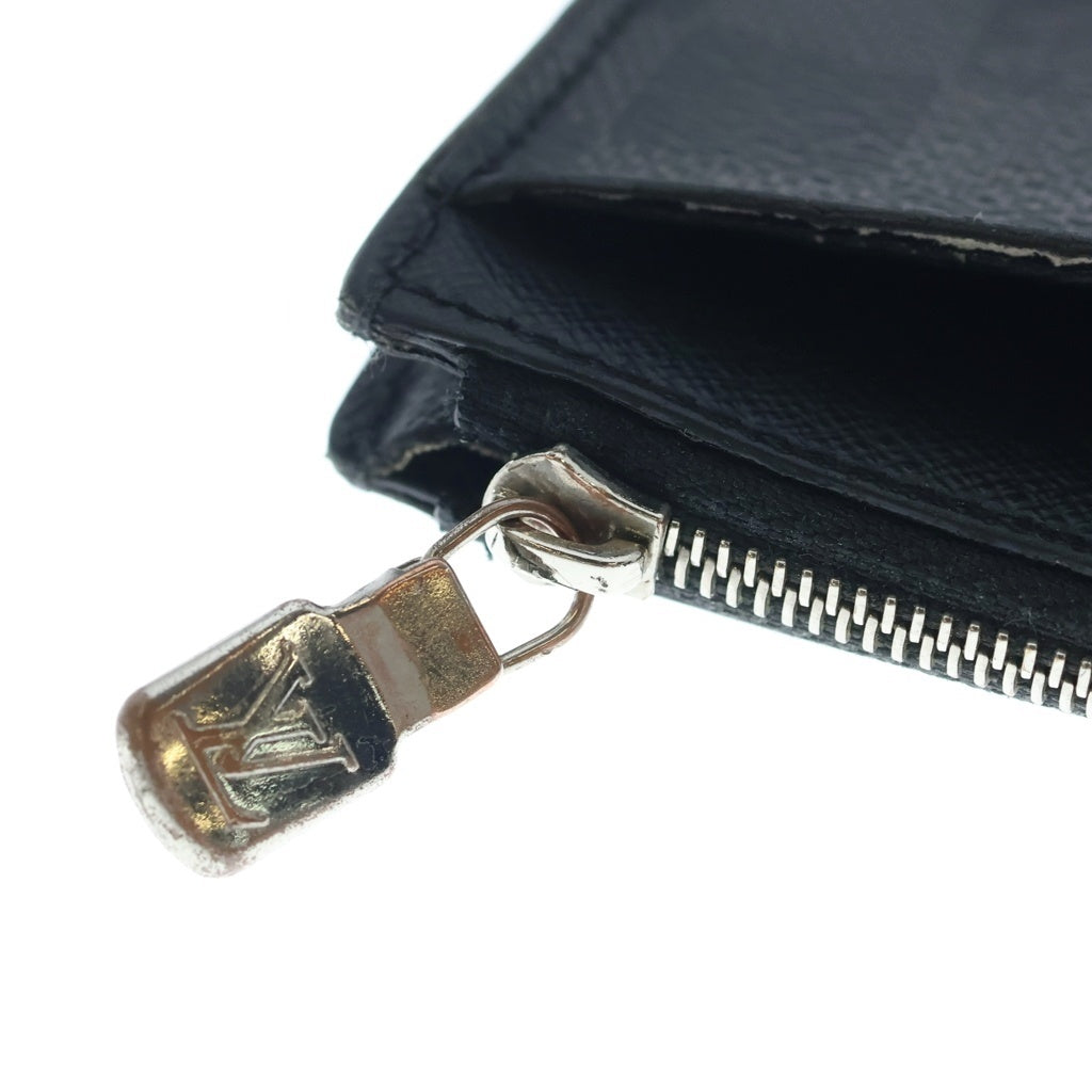 LOUIS VUITTON(ルイヴィトン) ダミエグラフィット コインカードホルダー カードケース 名刺入れ 小物入れ ブラック シルバー金具 M29656