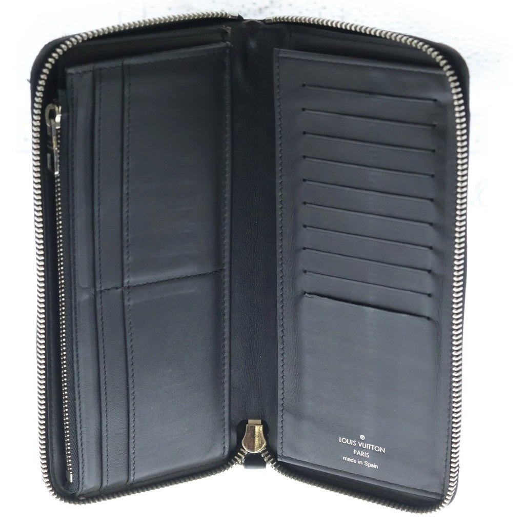 LOUIS VUITTON(ルイヴィトン) トリヨン LVサークル ジッピーロングウォレット 長財布 ヴェルティカル ブラック M67767