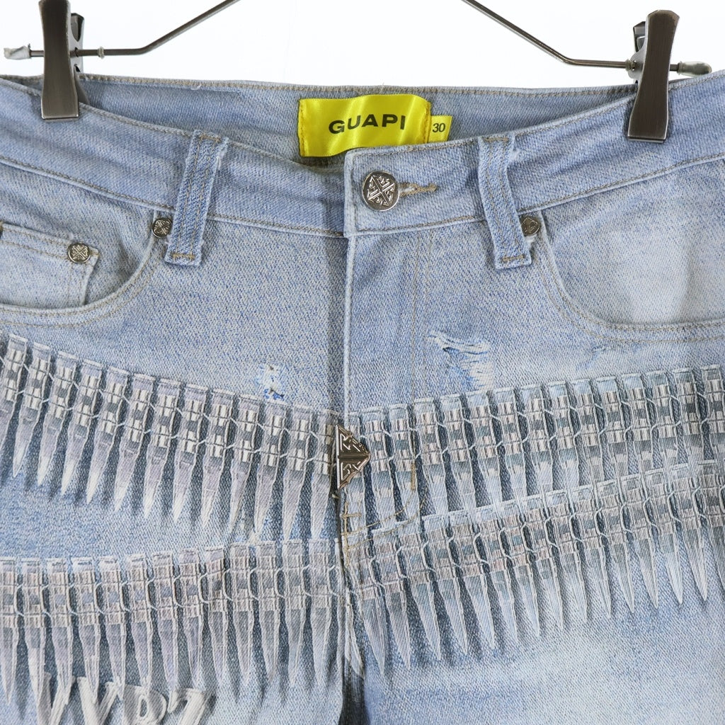 GUAPI(グアピ) WORLD BOSS AMO DENIM ワールド ボス フレアデニムパンツ インディゴ