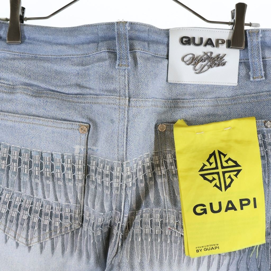 GUAPI(グアピ) WORLD BOSS AMO DENIM ワールド ボス フレアデニムパンツ インディゴ