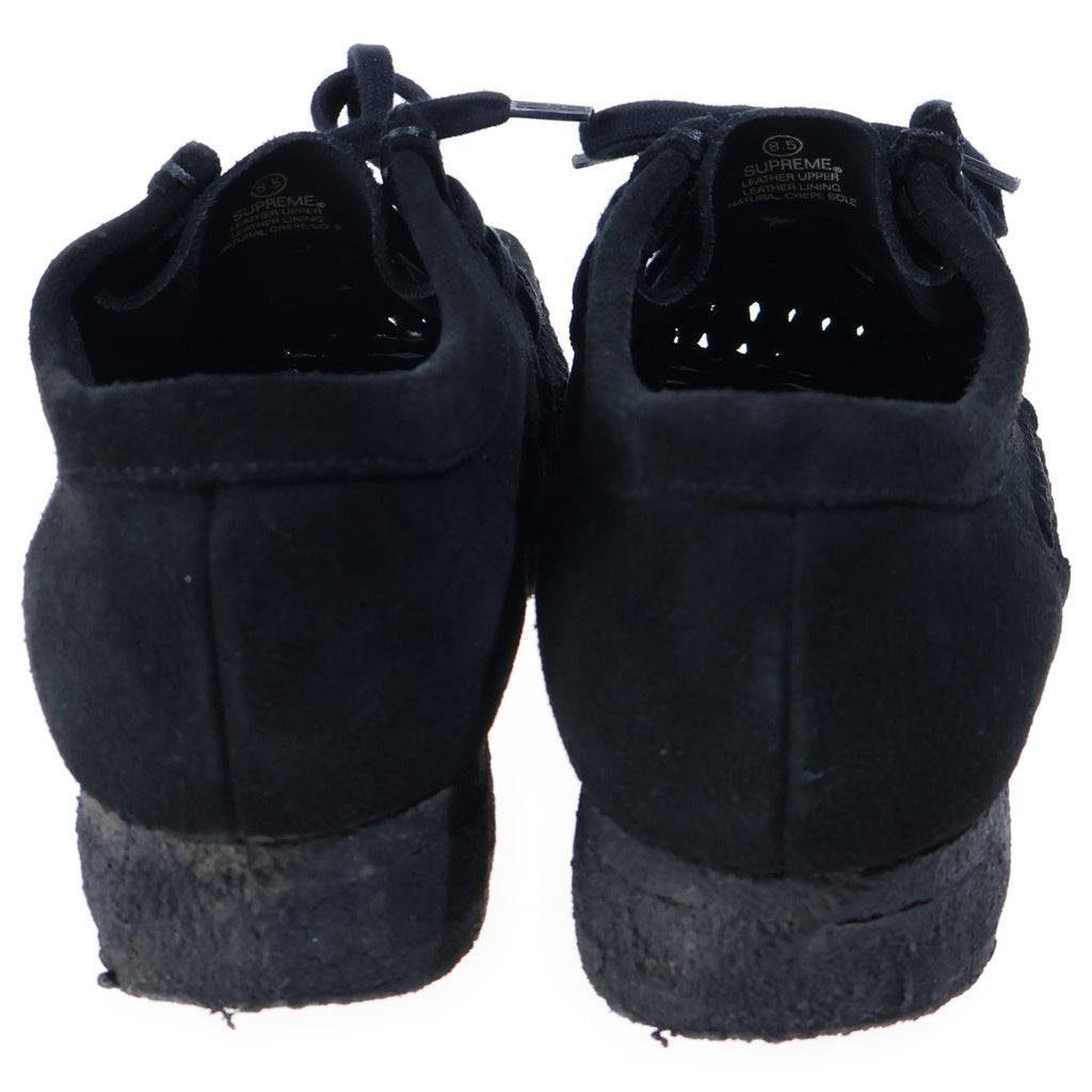 SUPREME(シュプリーム) 21AW×Clarks WALLABEE WEAVE クラークス ウーブンワラビーブーツ ブラック