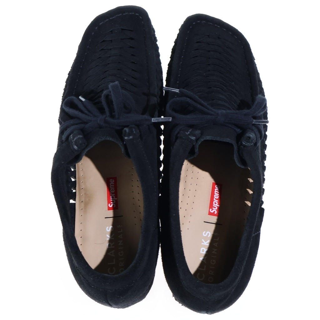 SUPREME(シュプリーム) 21AW×Clarks WALLABEE WEAVE クラークス ウーブンワラビーブーツ ブラック
