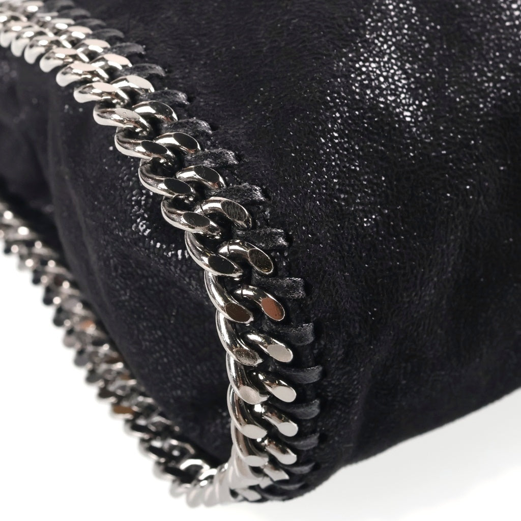 STELLA McCARTNEY(ステラマッカートニー) FALABELLA MINI ファラベラ ミニ チェーン ミニトート フェイクレザー ショルダーバッグ ハンドバッグ ブラック 371223 W9132 レディース