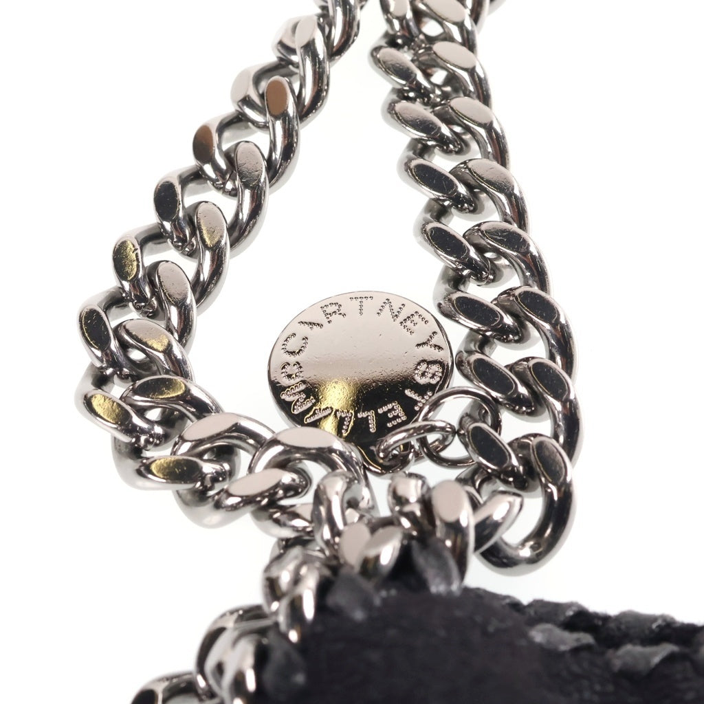 STELLA McCARTNEY(ステラマッカートニー) FALABELLA MINI ファラベラ ミニ チェーン ミニトート フェイクレザー ショルダーバッグ ハンドバッグ ブラック 371223 W9132 レディース