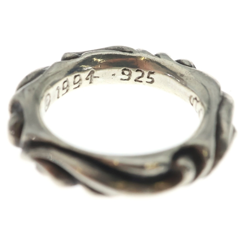 CHROME HEARTS(クロムハーツ) SCRL BAND スクロールバンド リング シルバー BCA351