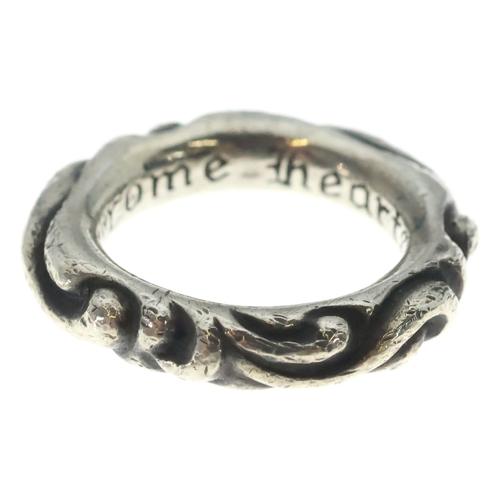 CHROME HEARTS(クロムハーツ) SCRL BAND スクロールバンド リング シルバー BCA351