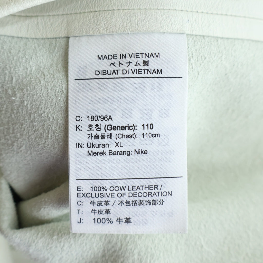 SUPREME(シュプリーム) 19AW ×Nike Leather Baseball Jersey ナイキ レザーベースボールジャージ ホワイト CK6221-133