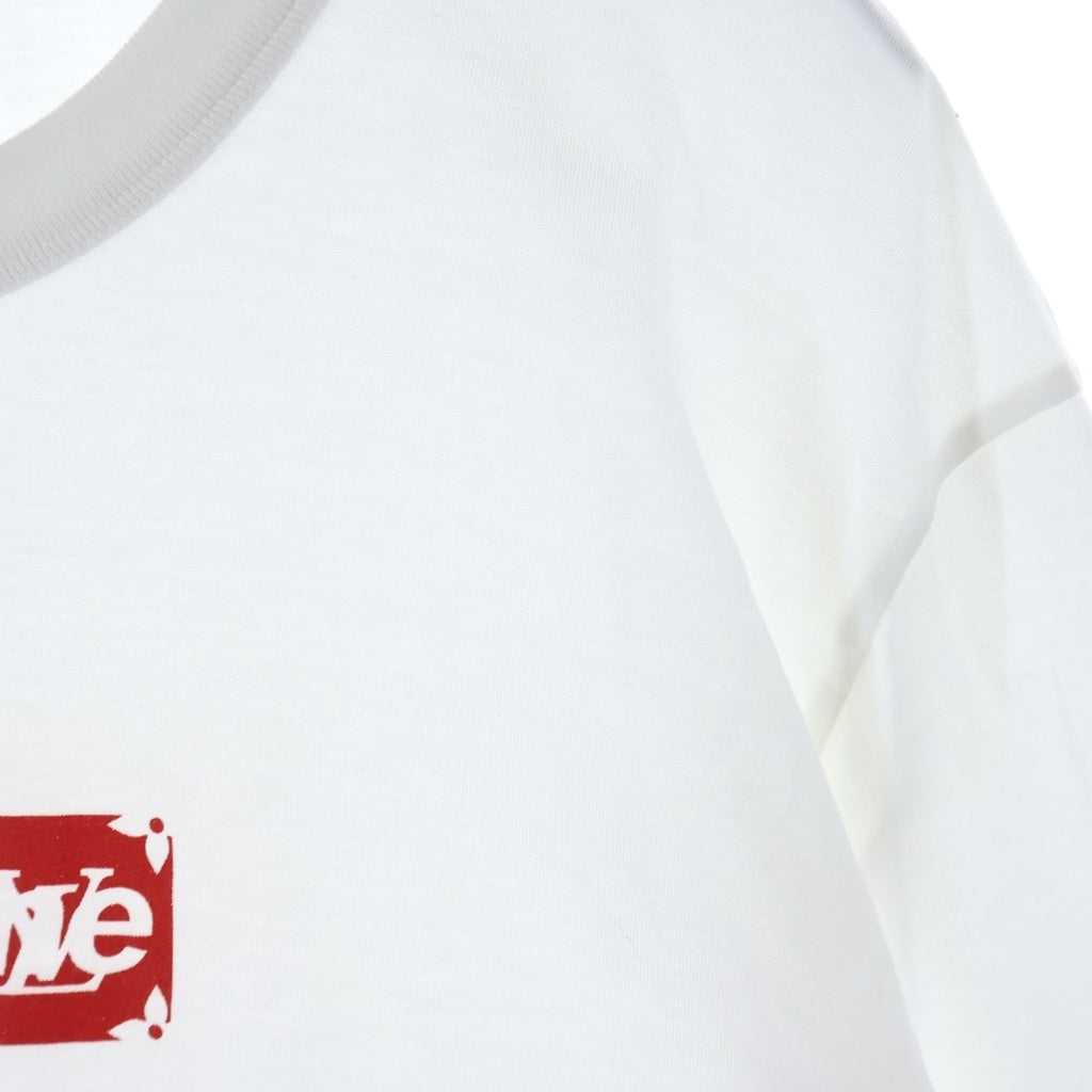SUPREME(シュプリーム) 17AW × LOUIS VUITTON Box Logo Tee モノグラムボックスロゴ半袖Tシャツ カットソー ホワイト HDY92WJCB