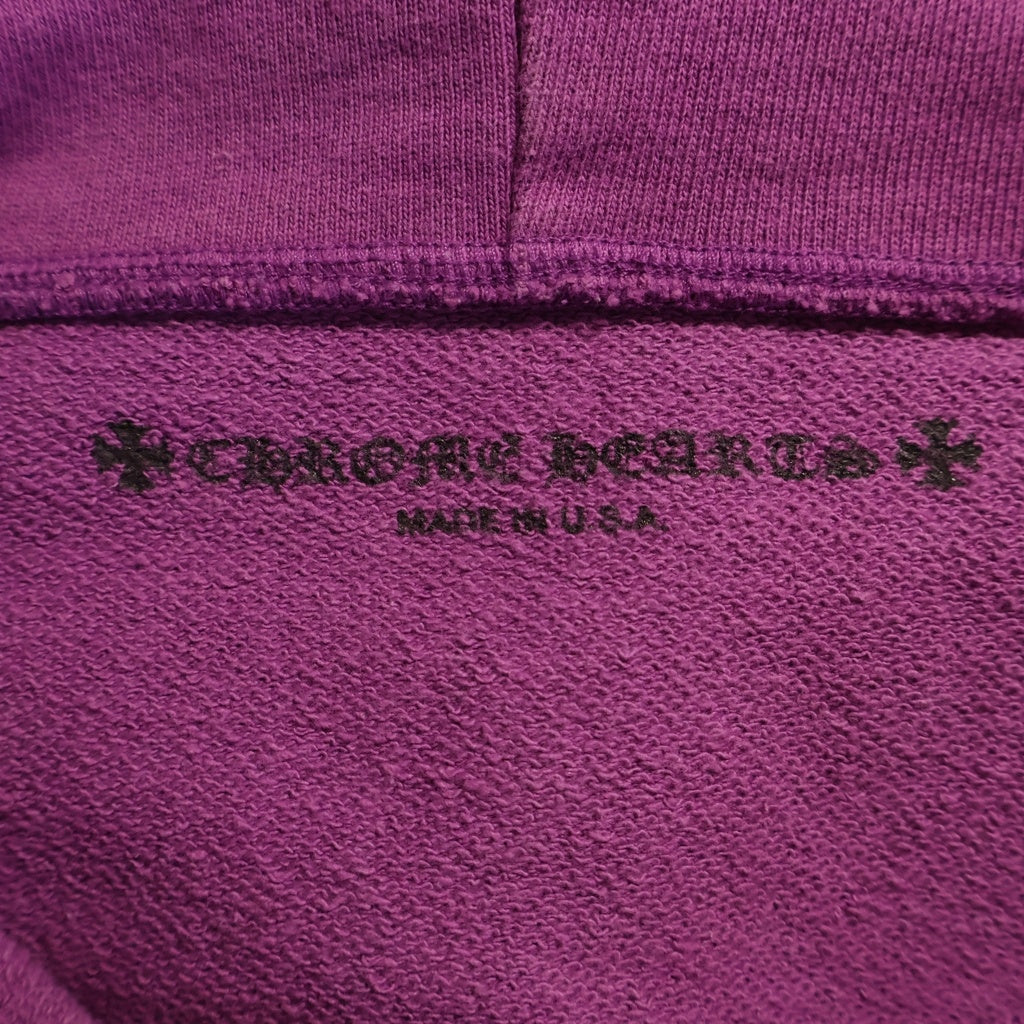 CHROME HEARTS(クロムハーツ) ×MATTY BOY I WANT MORE NOT LESS AN THAT'S THAT HOODIE マッティボーイ プリントプルオーバーパーカー フーディ パープル