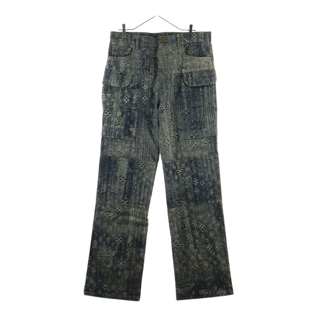 LOUIS VUITTON(ルイヴィトン) 23SS モノグラム テーラード デニムパンツ インディゴ RM2319 TC6 HOD02W
