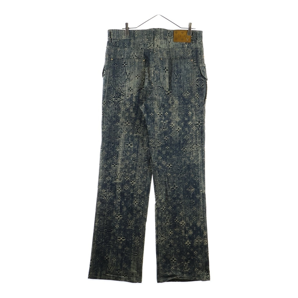 LOUIS VUITTON(ルイヴィトン) 23SS モノグラム テーラード デニムパンツ インディゴ RM2319 TC6 HOD02W