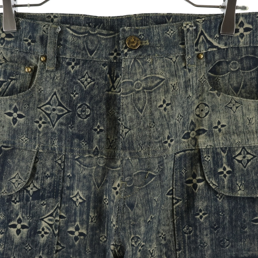 LOUIS VUITTON(ルイヴィトン) 23SS モノグラム テーラード デニムパンツ インディゴ RM2319 TC6 HOD02W