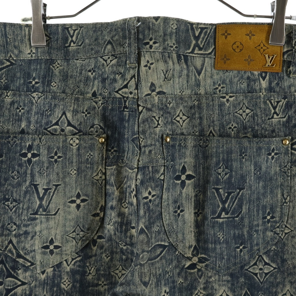 LOUIS VUITTON(ルイヴィトン) 23SS モノグラム テーラード デニムパンツ インディゴ RM2319 TC6 HOD02W