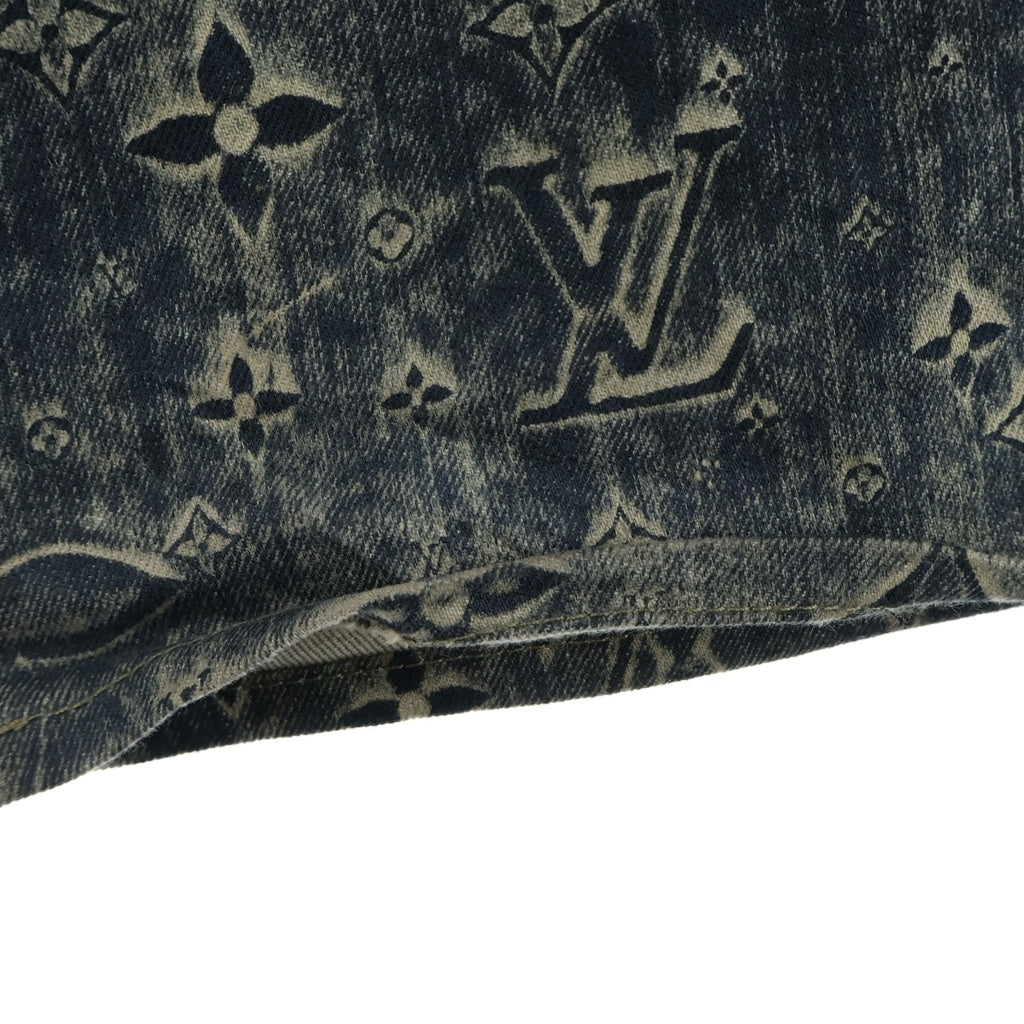 LOUIS VUITTON(ルイヴィトン) 23SS モノグラム テーラード デニムパンツ インディゴ RM2319 TC6 HOD02W
