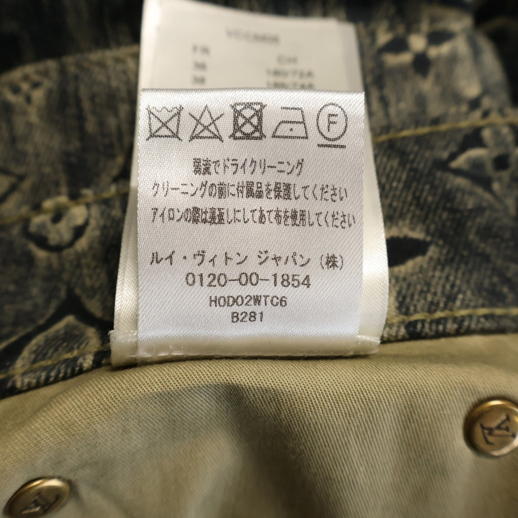 LOUIS VUITTON(ルイヴィトン) 23SS モノグラム テーラード デニムパンツ インディゴ RM2319 TC6 HOD02W