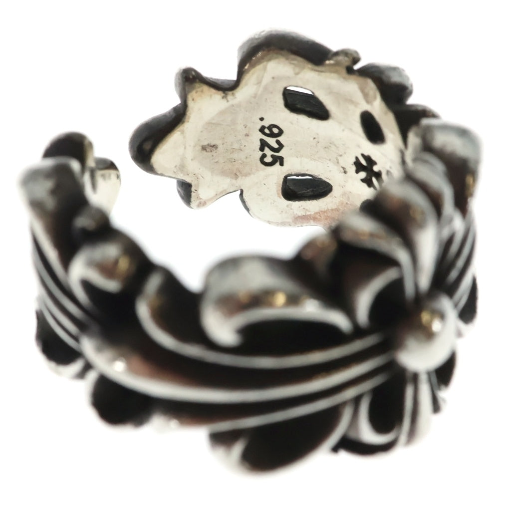 CHROME HEARTS(クロムハーツ) DBL FLRL CRS ダブルフローラルクロス リング シルバー BCA390
