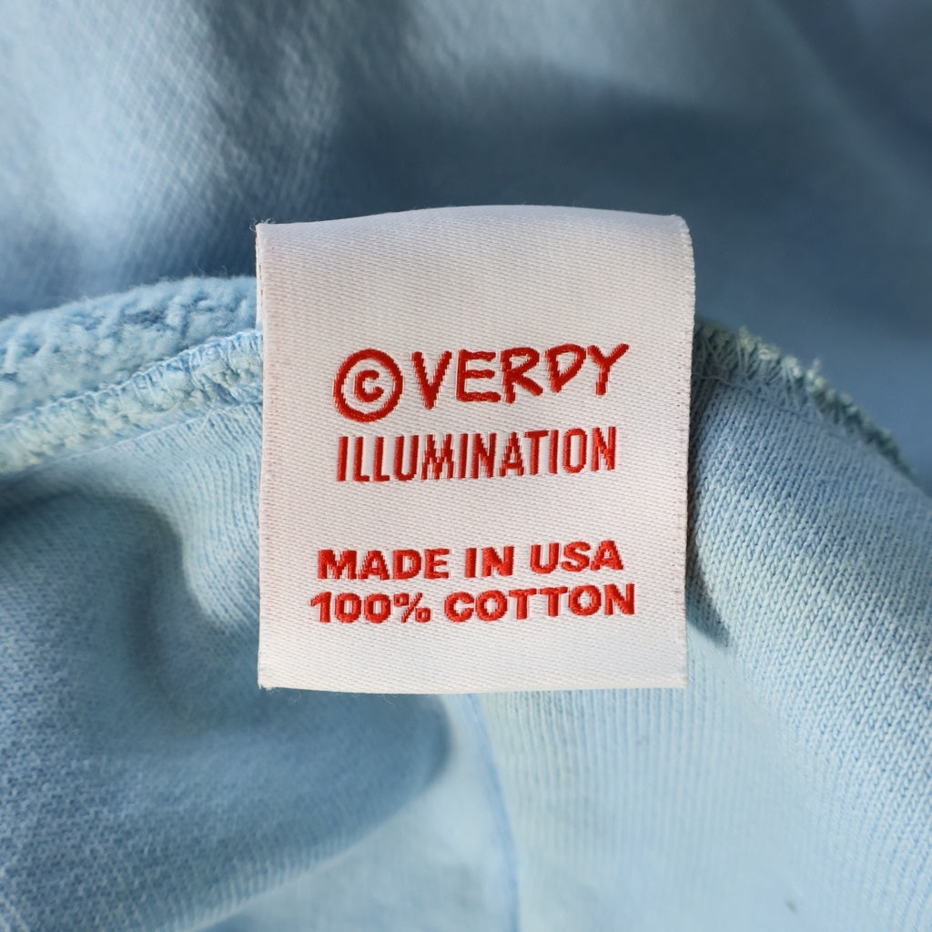 WASTED YOUTH(ウェイステッドユース) ×MINIONS Hoodie VERDY ミニオンズ ヴェルディ プルオーバーフーディーパーカー ブルー
