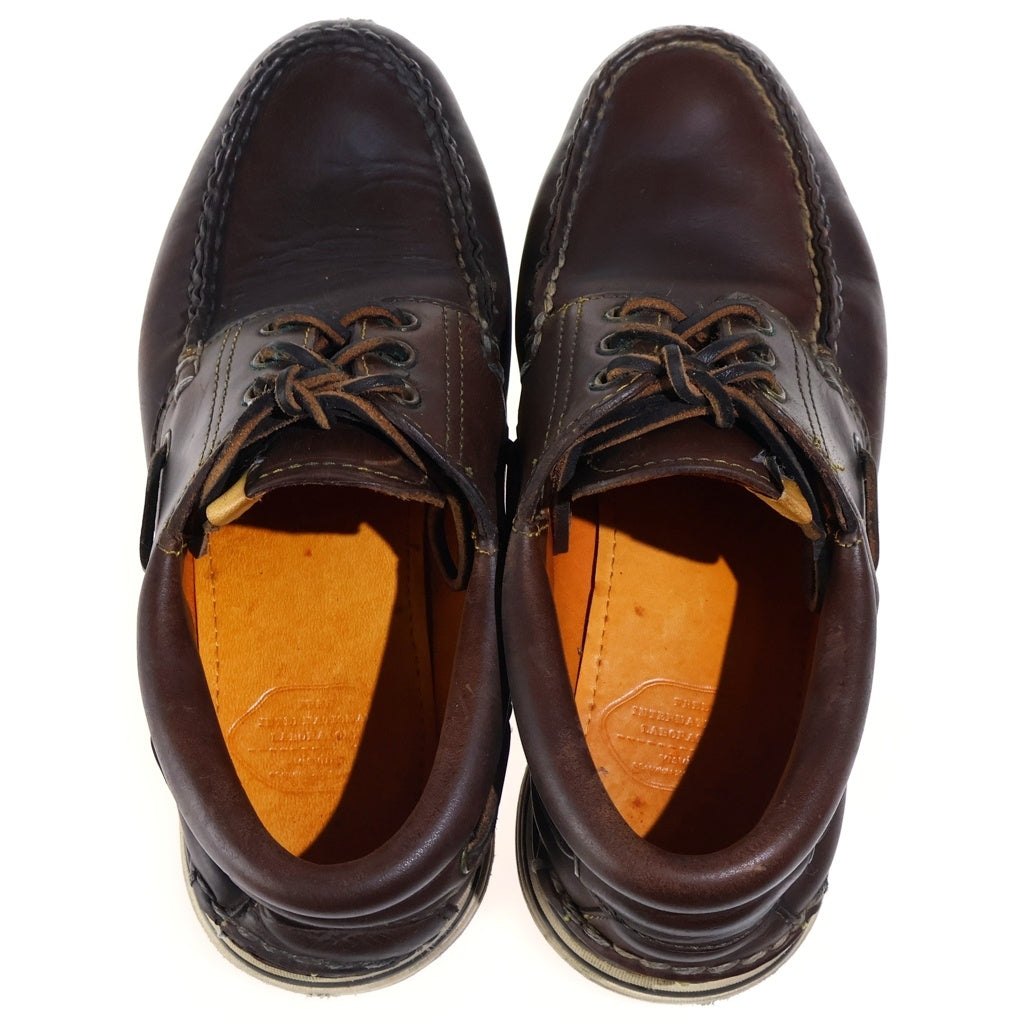 VISVIM(ヴィスヴィム) 【観賞用 2012年モデル】AMERICANA DECK-AMERICANA DECK CREPE-FOLK アメリカンデックフォーク デッキシューズ ブラウン 0112302002007