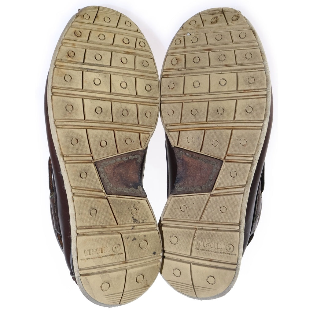 VISVIM(ヴィスヴィム) 【観賞用 2012年モデル】AMERICANA DECK-AMERICANA DECK CREPE-FOLK アメリカンデックフォーク デッキシューズ ブラウン 0112302002007
