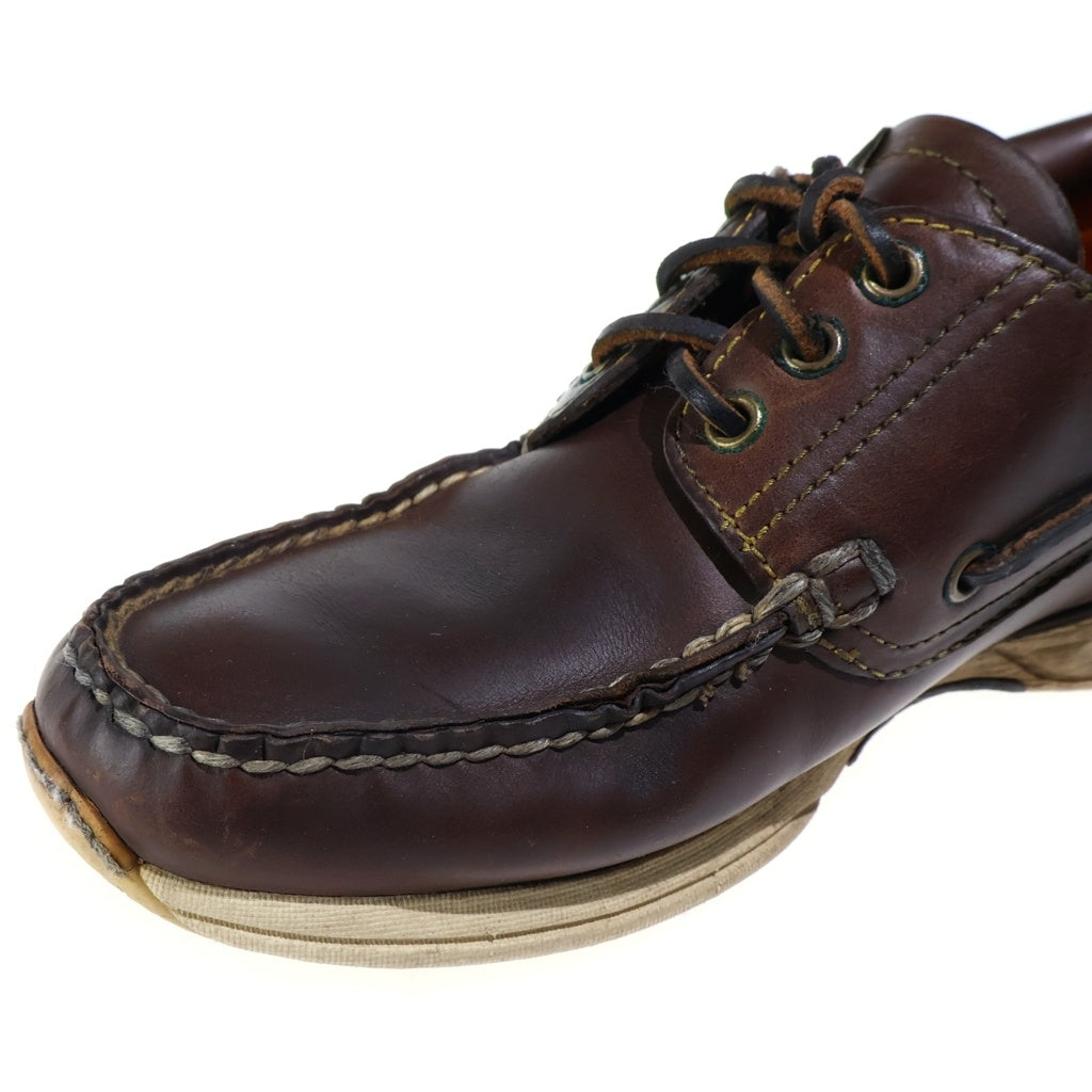 VISVIM(ヴィスヴィム) 【観賞用 2012年モデル】AMERICANA DECK-AMERICANA DECK CREPE-FOLK アメリカンデックフォーク デッキシューズ ブラウン 0112302002007