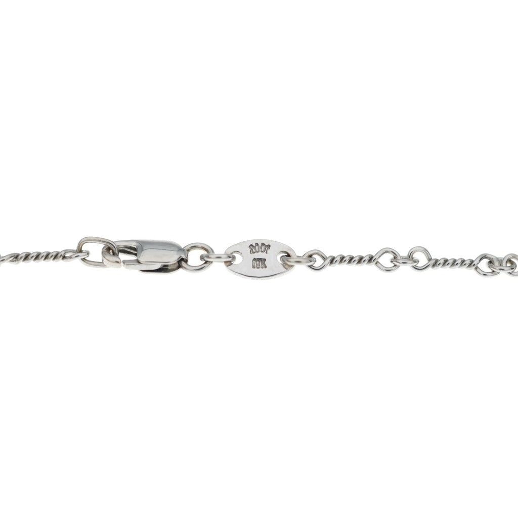 CHROME HEARTS(クロムハーツ) OLD 18KWG NECKCHAIN T18 ツイストチェーン18inch ホワイトゴールドネックレス