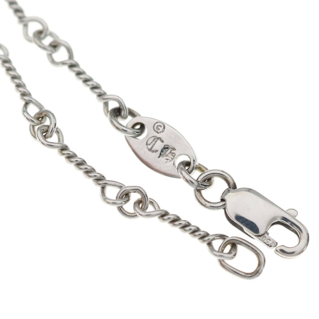 CHROME HEARTS(クロムハーツ) OLD 18KWG NECKCHAIN T18 ツイストチェーン18inch ホワイトゴールドネックレス