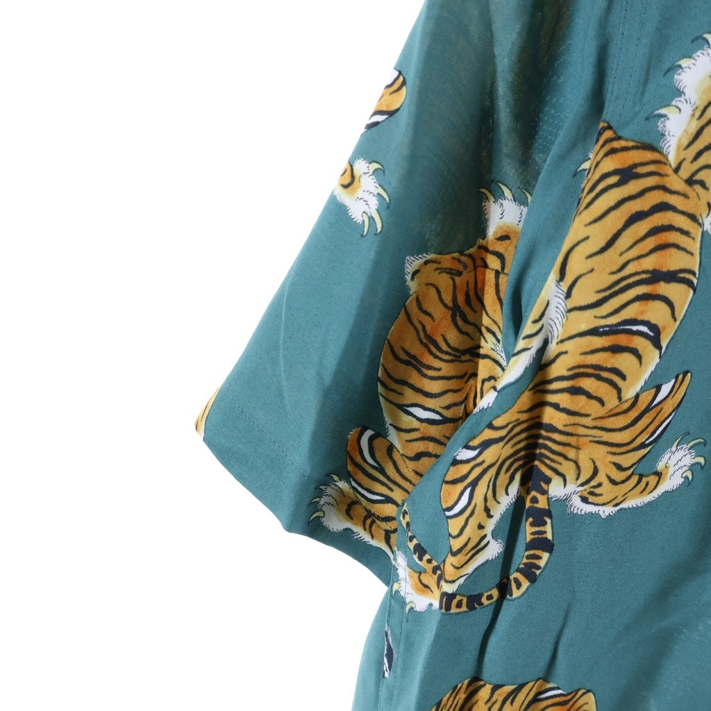 WACKO MARIA(ワコマリア) 23SS TIM LEHI HAWAIIAN SHIRT ティムリーハイ ハワイアン 半袖シャツ グリーン