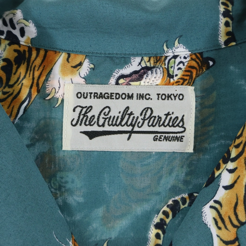 WACKO MARIA(ワコマリア) 23SS TIM LEHI HAWAIIAN SHIRT ティムリーハイ ハワイアン 半袖シャツ グリーン